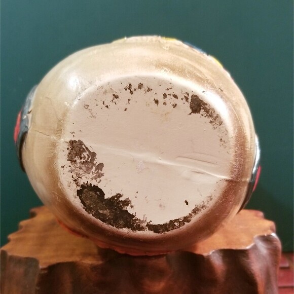 Vintage Native American-Style Navajo Wedding Jug Embossed Made in Japan 8"x5"x4" - Picture 9 of 9